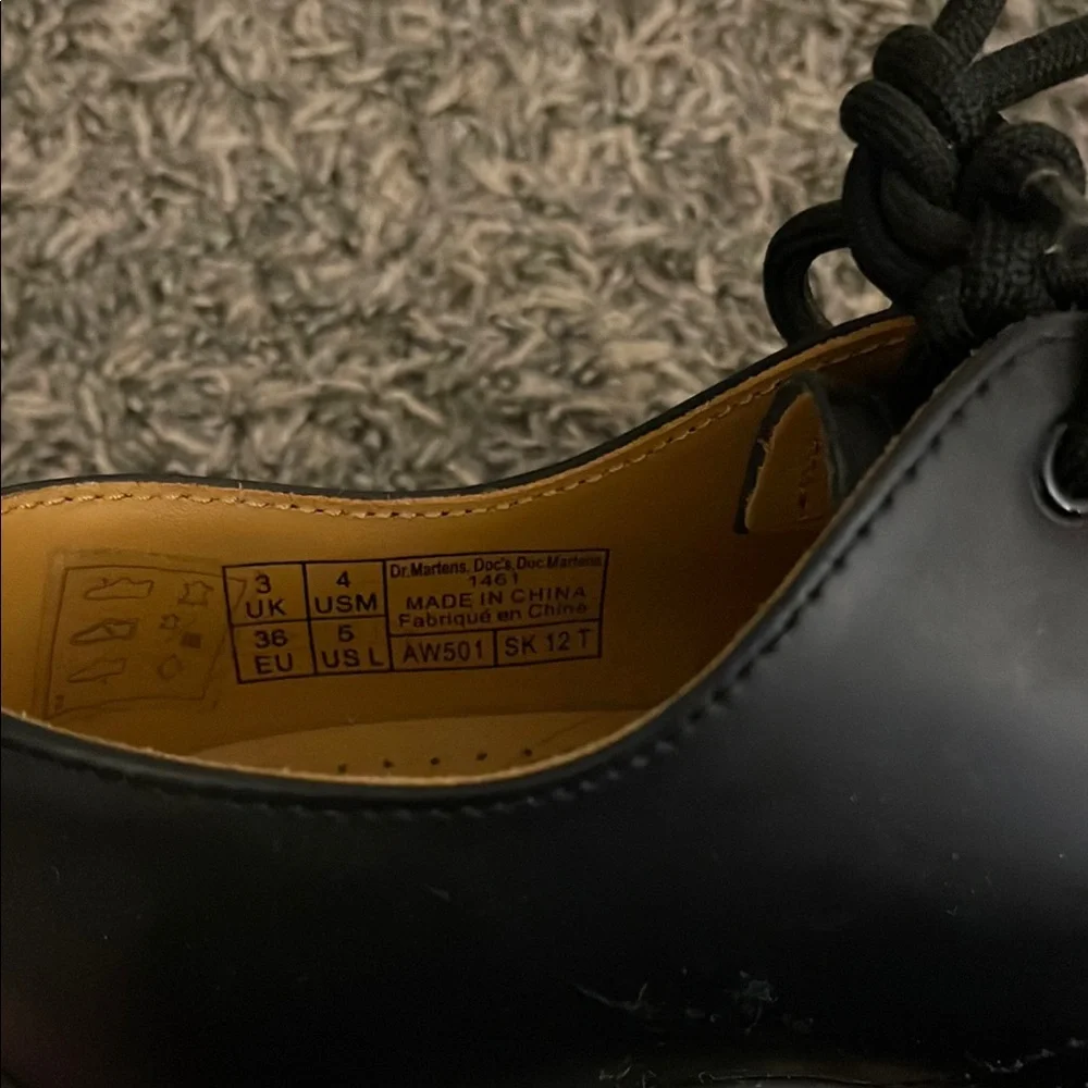 Dr. Martens 1461 Black Leather Oxford Shoes